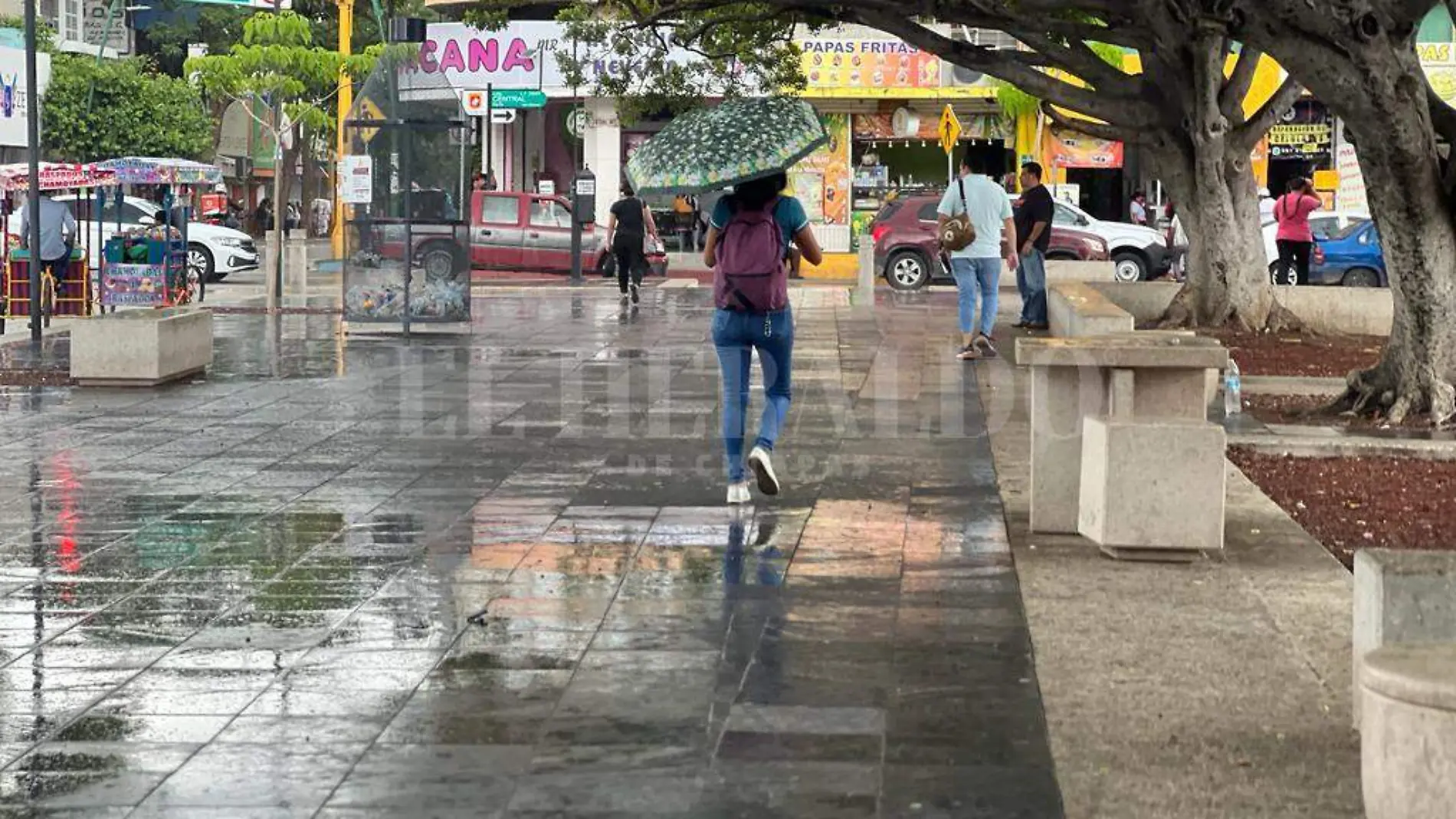 Lluvia en Tuxtla